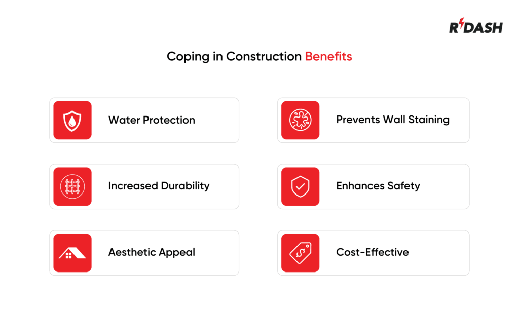 coping in construction benefits